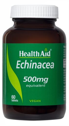 Echinacée 500 mg Dérivée d&#39;Herbes Sauvages 60 Comprimés