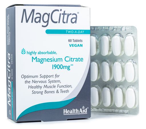 MagCitra Citrate de Magnésium 60 Comprimés