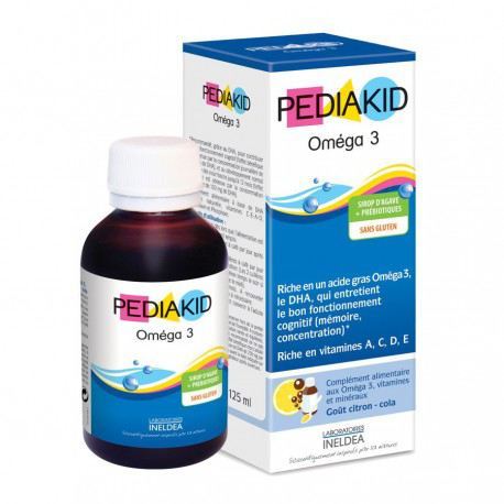 Pediakid Omega 3 sirop avec 125 ml