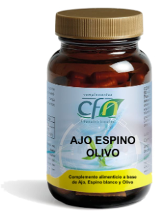 Ail + aubépine blanche + olive (système vasculaire) - cfn - 90cap.