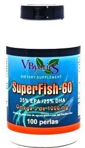 Superfish 60 (35% d&#39;EPA-DHA 25%) 100Perlas