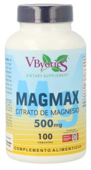 Magmax Citrate de Magnésium 500 mg 100 Gélules