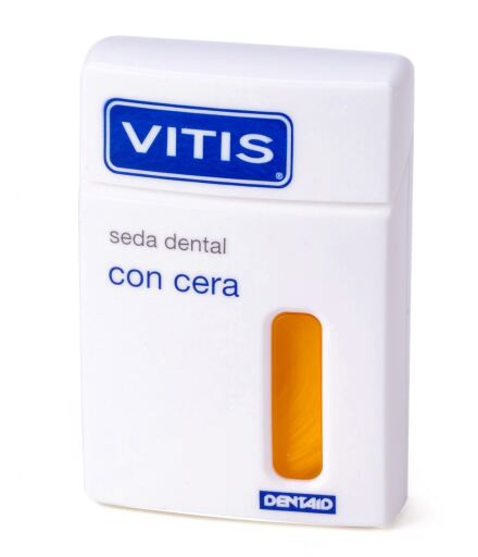 Vitis Dental Silk avec cire 50 M V3