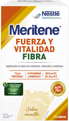 Meritene Fibre Vanille 14x35 gr