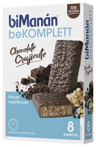 BeKomplett Barres de chocolat croquantes 8 unités