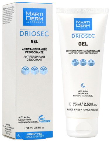 Driosec Gel Déodorant Mains et Pieds 75 ml