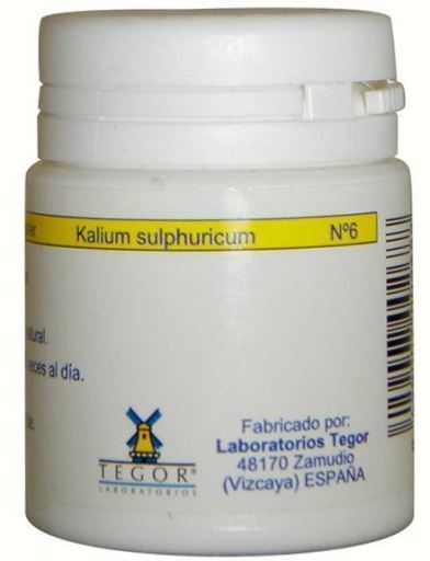 Sulfate de Kalium de potassium d6 tégorsal Nº6