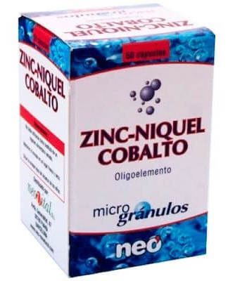 Microgranules Zinc Nickel Cobalt 50 Gélules