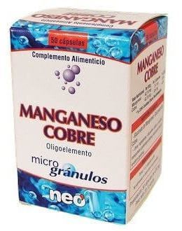 Microgranules de Manganèse et Cuivre 50 Gélules