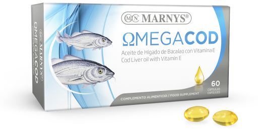 Huile de foie de morue Omegacod 60 perles x 510 mg