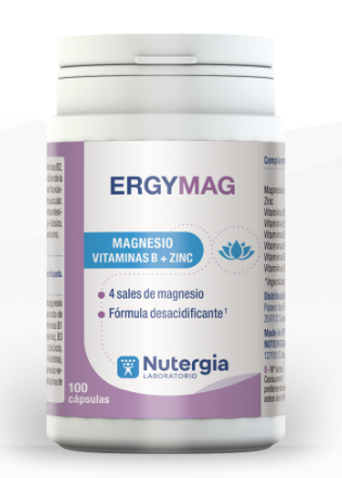 Ergymag au Magnésium, Vitamines B et Zinc 100 Gélules