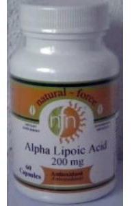 Acide Alpha Lipoïque 200 mg 60 gélules