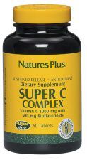 Complexe de Vitamine C avec Bioflavonoïdes Super C Complex Bioflavonoïdes - 60 Comprimés