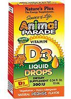 Gouttes de vitamine D3 Animal Parade - 10 ml.