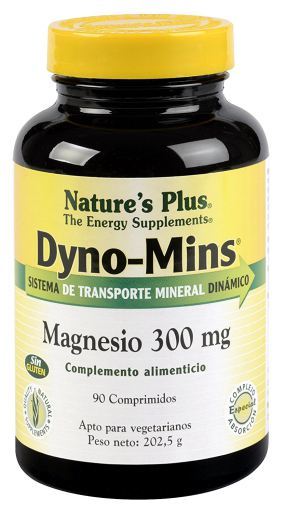 Dyno-Mins Supplément Magnésium Magnésium 300 mg - 90 Comprimés