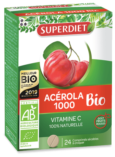 Acérola Bio 1000 24 Comprimés