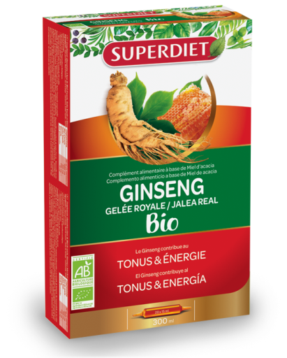 Ginseng Gelée Royale Bio 20 ampoules