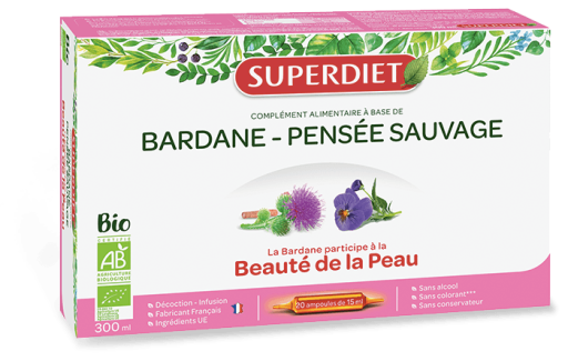 Bardane-Pensée 20 ampoules