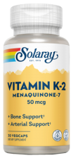 K2 Ménaquinone Vitamine K2 30 Gélules Végétales