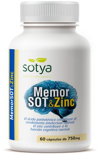 Memor Sot &amp; Zinc 60 Gélules