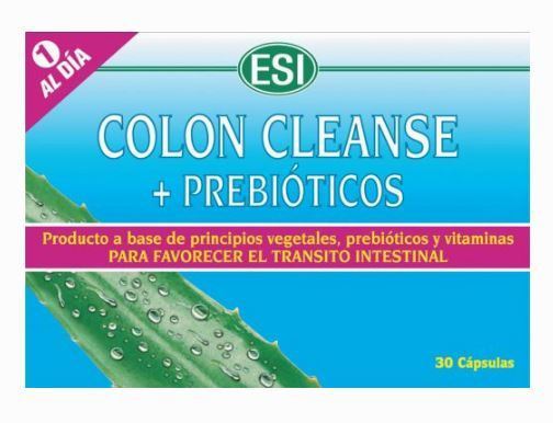 Colon clean flor (prébiotiques) 30capsules aloe vera