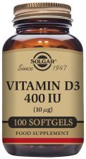 Vitamine D3 400 ul 10mcg 100 Perles