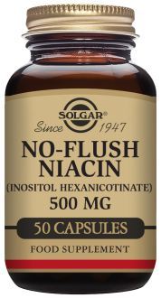 Niacine non rougissante 500 mg 50 gélules