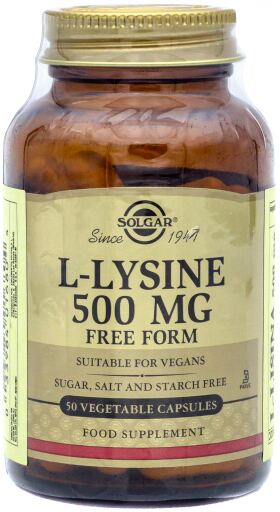 L-Lysine 500 mg 50 Gélules Végétales