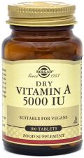 Vitamine A Sèche 5000UI Palmitate 100 Comprimés