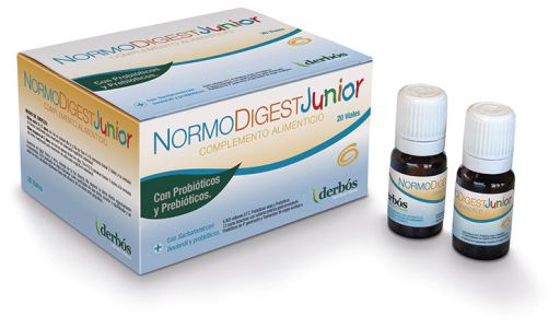 Normodigest junior 20 ampoules aide à régénérer la flore intestinale