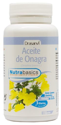 Nutrabasics - Huile d&#39;onagre 500, 110 perles