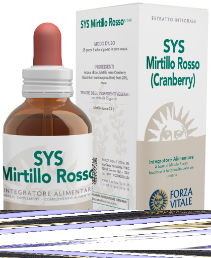 Sys Mirtillo Rosso Canneberge 50 ml