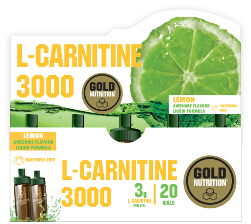 L-Carnitine 3000 mg Citron 20 Ampoules