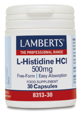 L-Histidine HCl 30 Gélules 500 mg