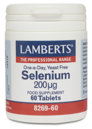 Sélénium 200 µg sous forme de l-Sélénométhionine 60 Capsules