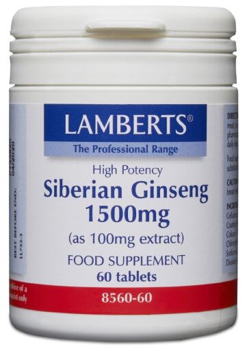 Ginseng sibérien 1 500 mg 60 Comprimés