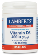 Vitamine D 400Ui sous forme de vitamine D3 120 comprimés