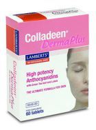 Colladeen derma plus lutéine+zéaxanthine+thé vert et vitamines 60 comprimés