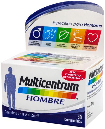 Multicentrum Homme 30 comprimés