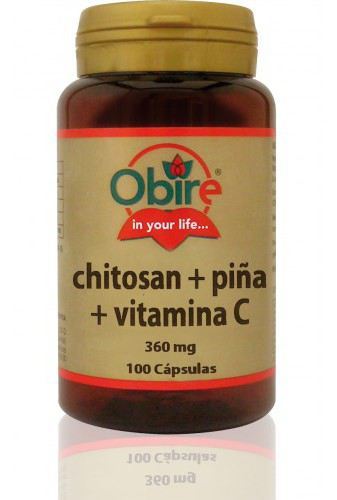 Chitosan + Ananas + Vitamine C 100 Gélules