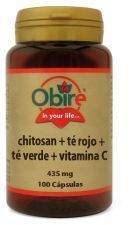 Chitosan + Thé Rouge + Thé Vert + C 100 Gélules