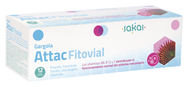 Gargouille Fitovial Attac 12 Flacons