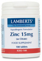 Le zinc sous forme de citrate a augmenté l&#39;absorption 15 mg