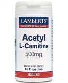 Acétyl L-carnitine 500mg HCL