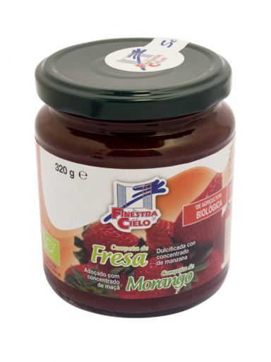 Compote de fraises bio 320 grammes Finestra