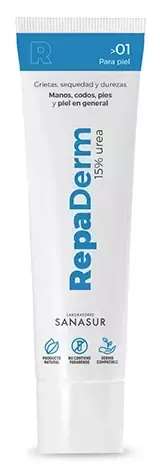 Crème Repaderm 15% Urée Mains, Pieds et Coudes 75 ml