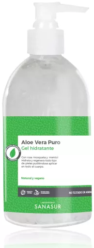 Gel hydratant à l&#39;aloe vera pur 500 ml