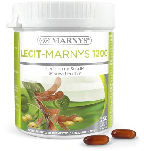 Lécithine de soja 1200 mg 250 gélules