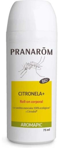 Citronnelle+ Bio Roll-On Corps 75 ml