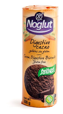 Noglut Biscuits Digestif Cacao Sans Gluten